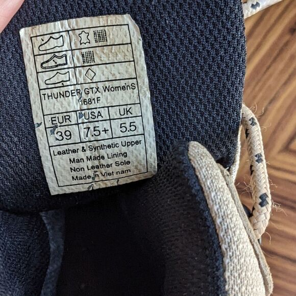 LA SPORTIVA Gore-tex Waterproof Vibram Hiking Boot size 7.5 @S7 - Picture 8 of 9